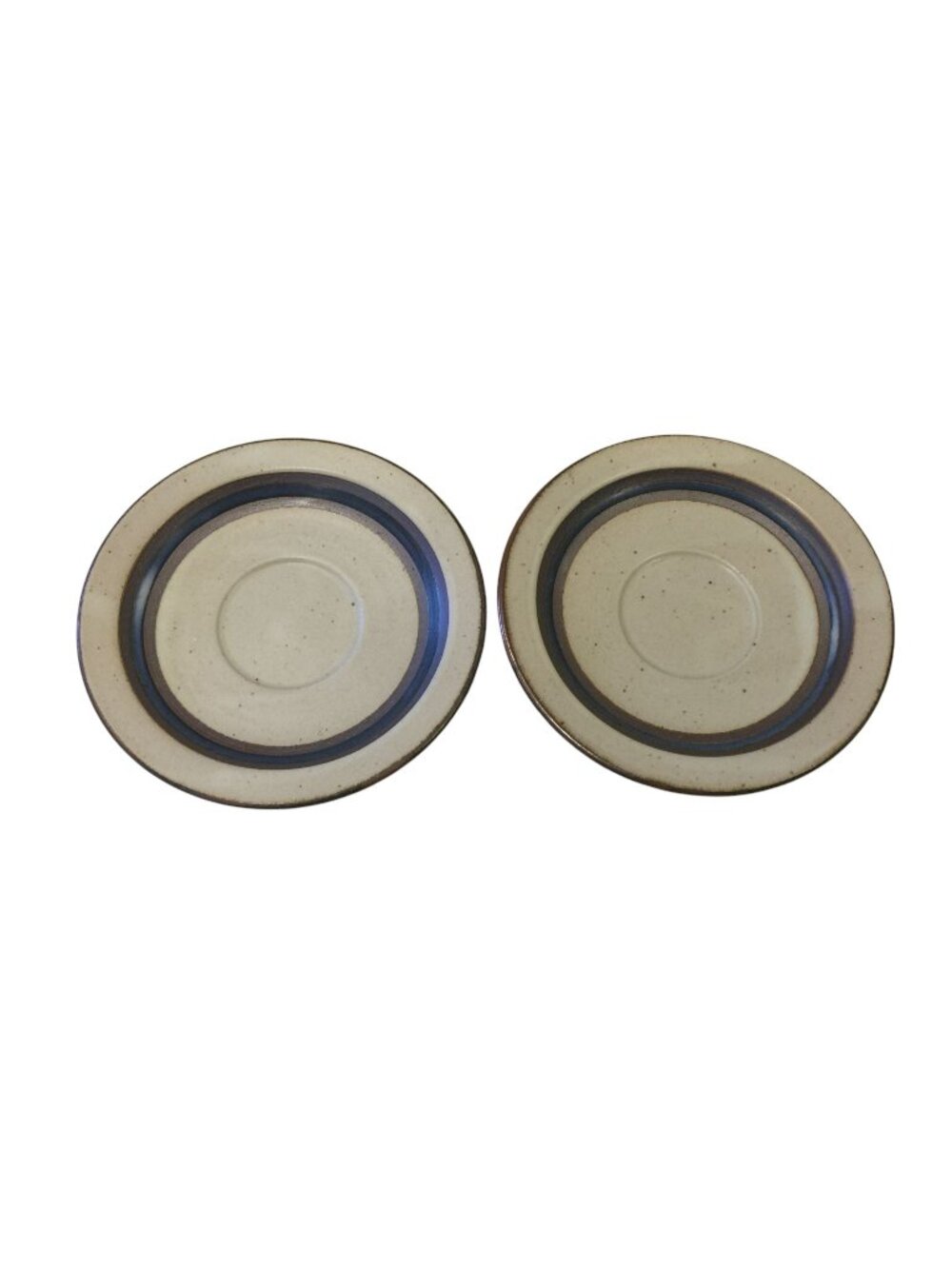 Horizon by Otagiri Saucer 6 1/2 in Stoneware Set of 2